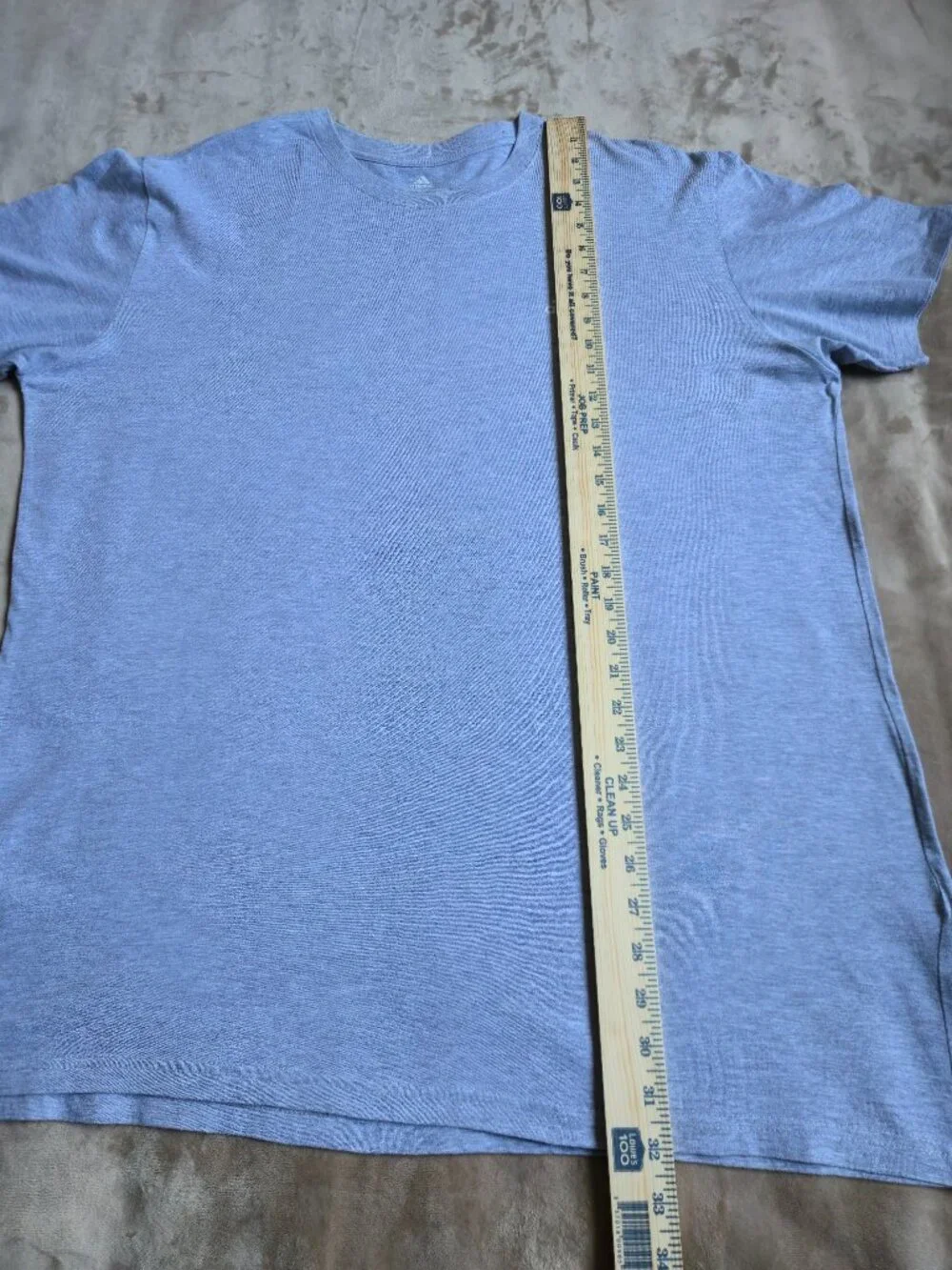 adidas Golf Performance Graphic T-Shirt Heather Gray Badge of Sport Men's 2XL